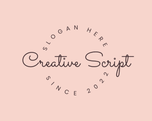 Lettering - Elegant Handwritten Lettering logo design