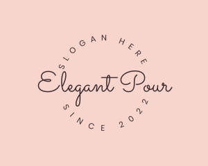 Elegant Handwritten Lettering logo design