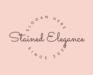 Elegant Handwritten Lettering logo design