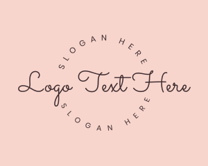 Elegant Handwritten Lettering Logo