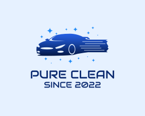 Fast Car Cleaning Service logo design