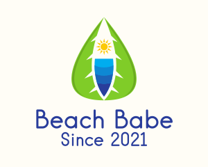 Tropical Beach Resort  logo design