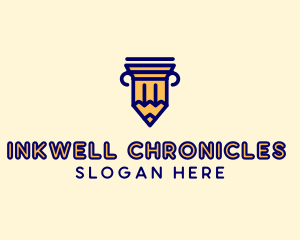 Journal - Pencil Pillar School logo design