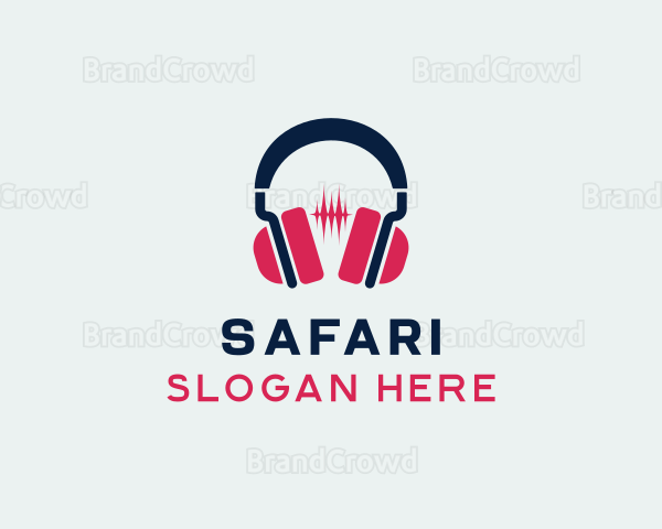 DJ Headphones Sound Logo