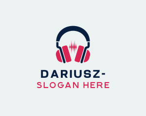 Sound - DJ Headphones Sound logo design