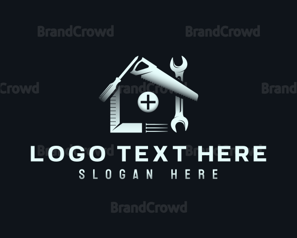 Handyman House Repair Logo