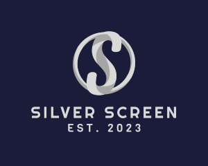 Silver Letter S logo design
