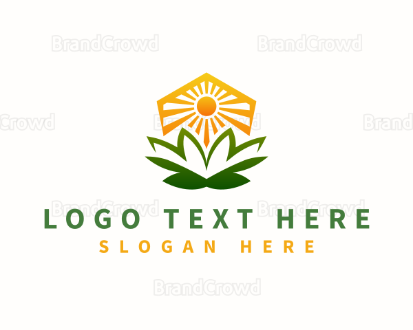 Sun Leaf Farm Logo