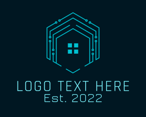 Application - Cyber House Realty logo design