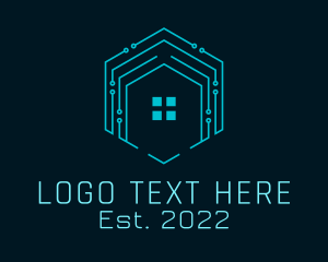 Database - Cyber House Realty logo design