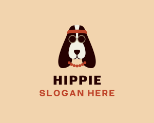 Hippie Dog Sunglasses logo design