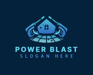 Power Washing Tiles logo design