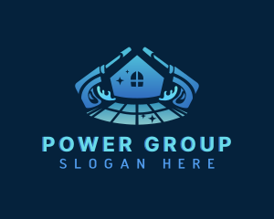 Power Washing Tiles logo design