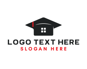 Hat - House Graduation Education logo design