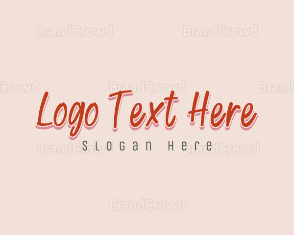 Fun Playful Wordmark Logo