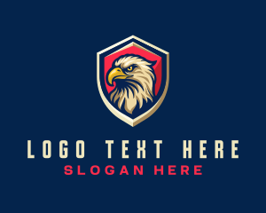 Shield - Eagle Aviation Shield logo design