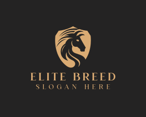 Horse Shield Equestrian logo design