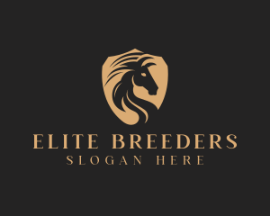 Horse Shield Equestrian logo design