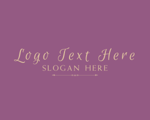 Handwriting - Gold Elegant Cosmetics logo design