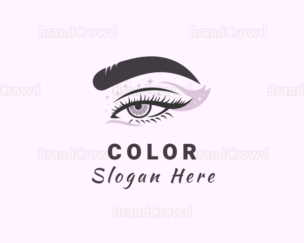 Beauty Woman Eyelash Extension Logo
