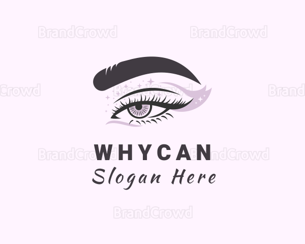 Beauty Woman Eyelash Extension Logo