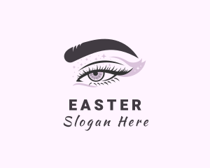 Beauty Woman Eyelash Extension Logo