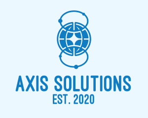 Axis - Global Astronomical Science logo design