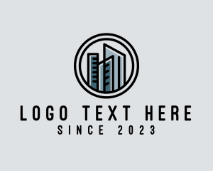 Metropolis - Building Condo Tower logo design