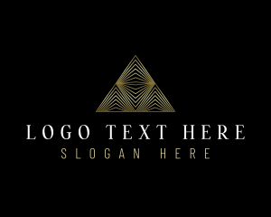 Pyramid - Luxury Pyramid  Insurance logo design