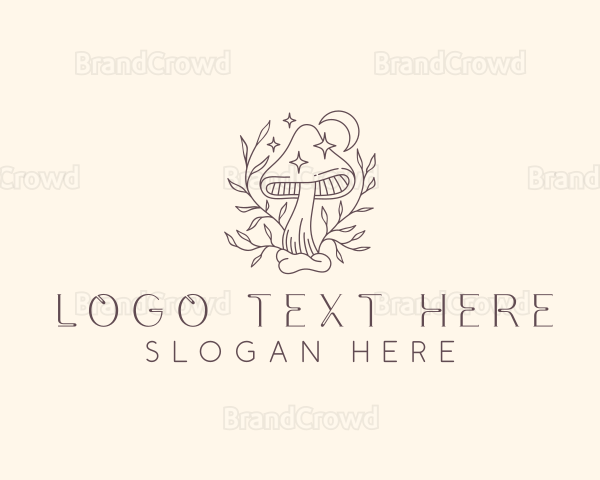 Natural Herbal Mushroom Logo