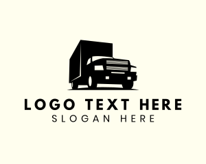 Shipping - Truck Transport Dispatch logo design