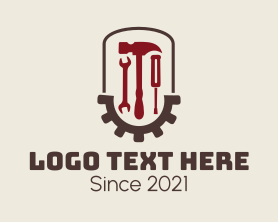 Toolbox - Mechanical Gear Tools logo design