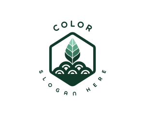 Environmental - Garden Field Leaf logo design