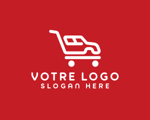 Automobile Shopping Cart Logo