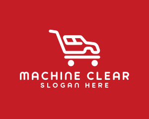 Minimart - Automobile Shopping Cart logo design
