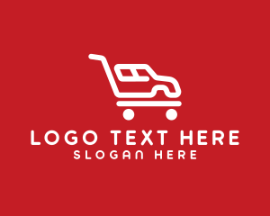 Automobile Shopping Cart Logo