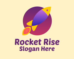 Launch - Fish Rocket Launch logo design