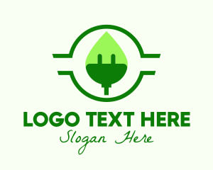 Socket - Sustainable Energy Plug logo design