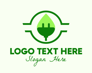 Renewable - Sustainable Energy Plug logo design