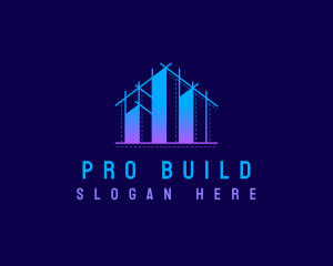 Architecture Building Construction logo design