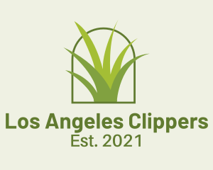 Agriculture - Minimalist Green Grass logo design