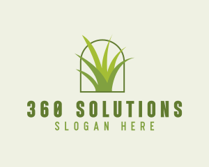 Eco Green Grass logo design