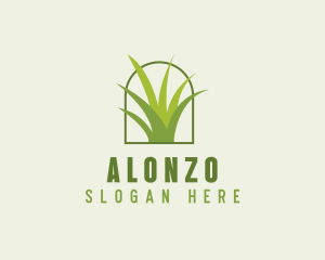 Eco Green Grass logo design