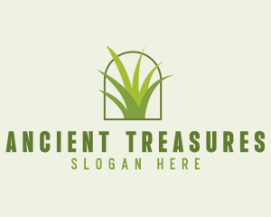 Eco Green Grass logo design