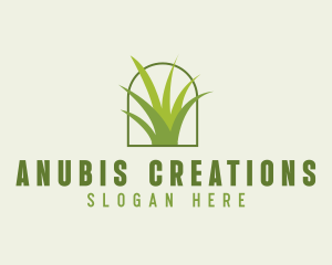 Eco Green Grass logo design