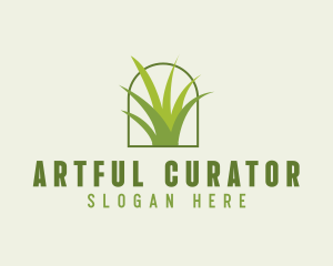 Eco Green Grass logo design