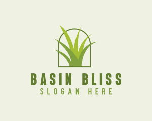 Eco Green Grass logo design