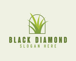 Eco Green Grass logo design