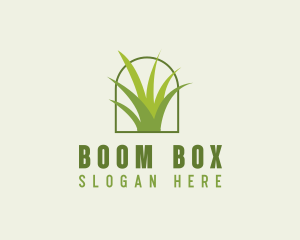 Eco Green Grass logo design