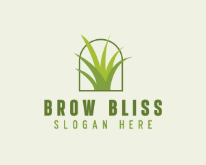 Eco Green Grass logo design